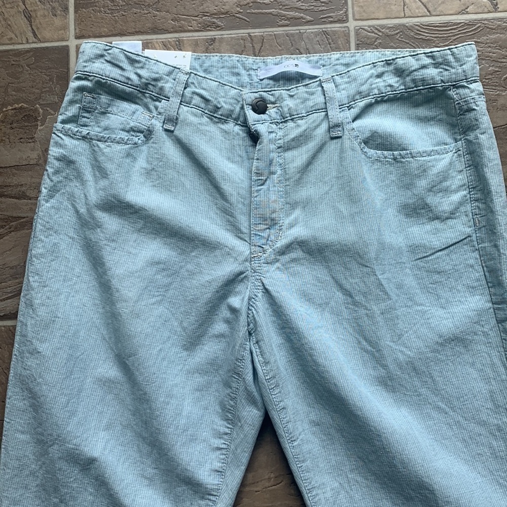 Joe’s Jeans Weekender Slim Fit Linen Sky Blue Pants Sz 30 NWT - Picture 9 of 15